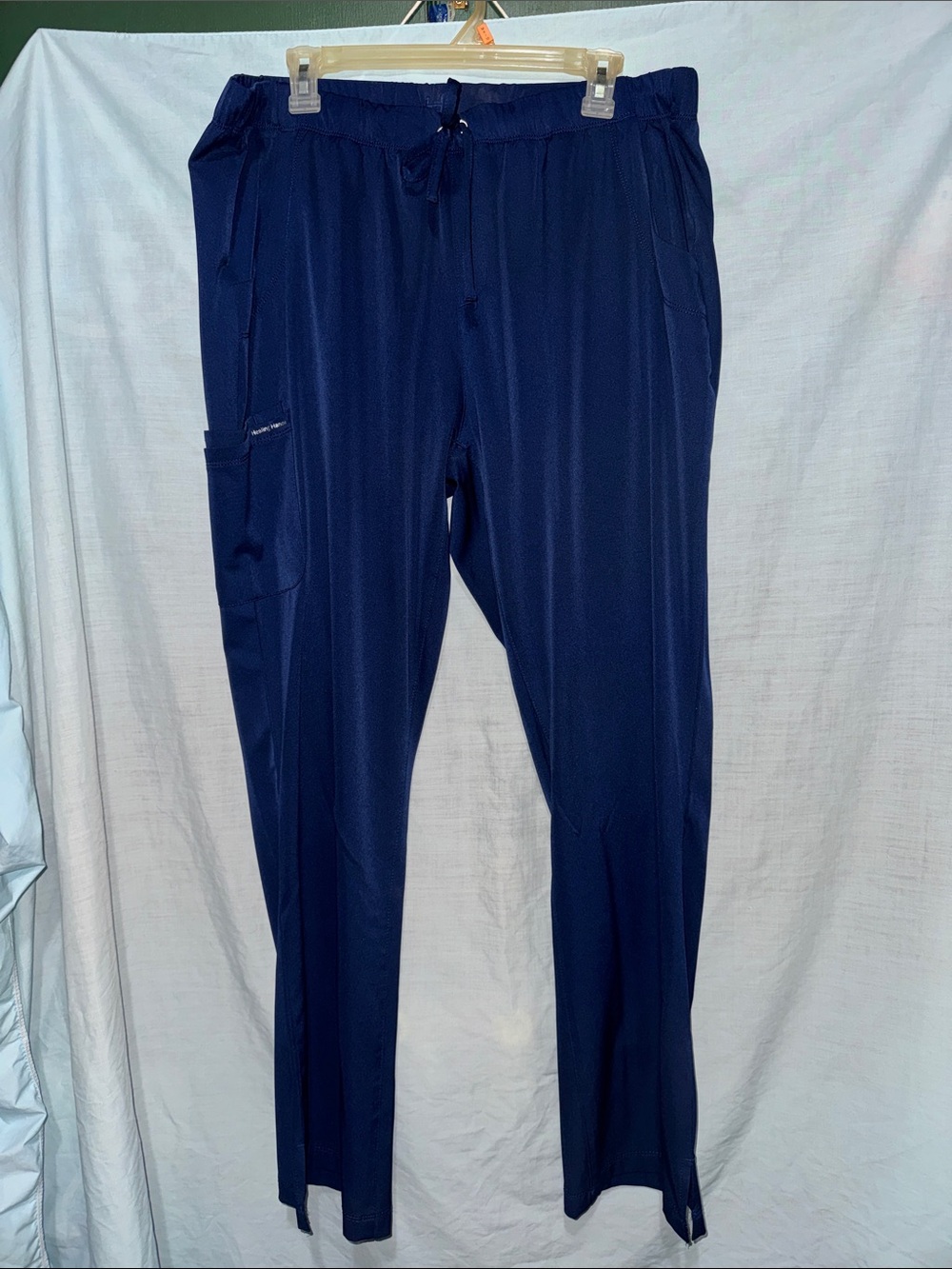 Healing Hands Navy Scrub Pants - Flare